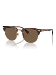 Polo Ralph Lauren Round Brown Sunglasses - Bild 4 von 5