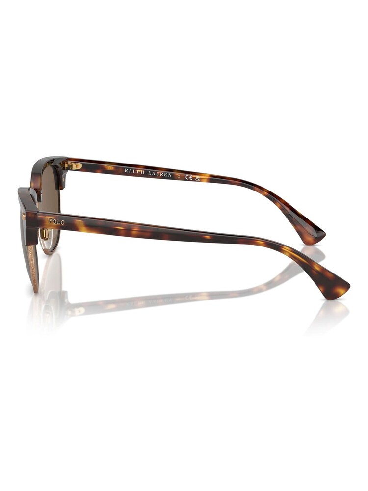 Polo Ralph Lauren Round Brown Sunglasses - Bild 5 von 5