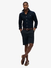 Superdry Eclipse Navy Classic Oxford 100% Cotton Shirt - Image 2 of 6