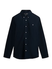 Superdry Eclipse Navy Classic Oxford 100% Cotton Shirt - Image 5 of 6