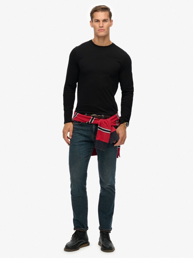 Superdry Black Classic Essential Top - Image 2 of 5 Superdry Black Classic Essential Top - Image 2 of 5