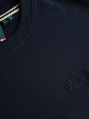 Superdry Bright Blue Essential Logo Embroidery T-Shirt - Image 6 of 7