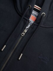 Superdry Navy Blue ESSENTIAL LOGO ZIP HOODIE HB - Image 5 of 5