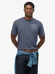 Superdry Blue Trade Tools Oversized T-Shirt - Image 1 of 6