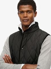 Superdry Black Quilted Estate Gilet - Image 5 of 7
