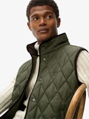 Superdry Green Quilted Estate Gilet - Image 4 of 7