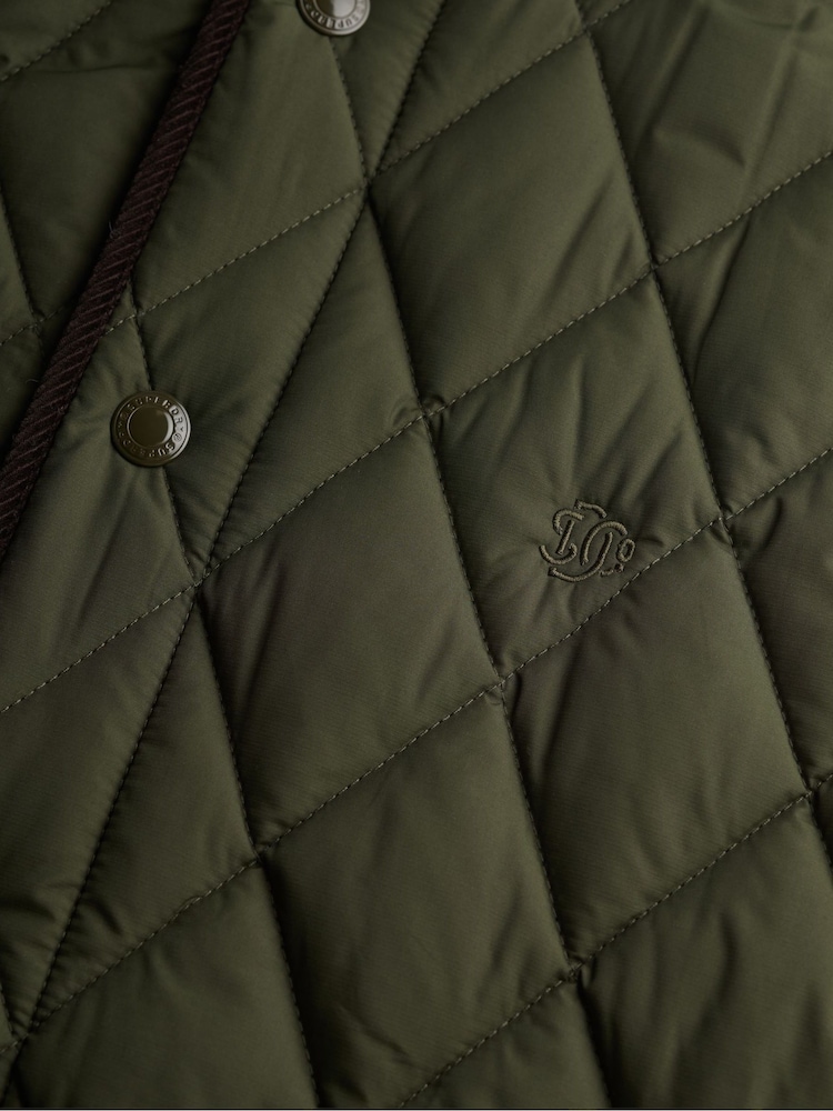 Superdry Green Quilted Estate Gilet - Image 7 of 7 Superdry Green Quilted Estate Gilet - Image 7 of 7
