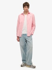 Superdry Pink Classic Oxford 100% Cotton Shirt - Image 2 of 5