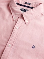 Superdry Pink Classic Oxford 100% Cotton Shirt - Image 5 of 5