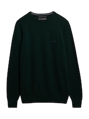 Superdry Green Wool Blend Jumper - Image 6 of 6