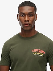 Superdry Green Mountain Relaxed T-Shirt - Image 4 of 6