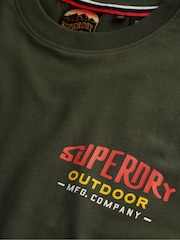 Superdry Green Mountain Relaxed T-Shirt - Image 6 of 6