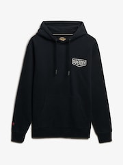 Superdry Black Work Tab Loose Hoodie - Image 1 of 1