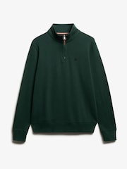 Superdry Green Preppy Half Zip Jumper - Image 5 of 5