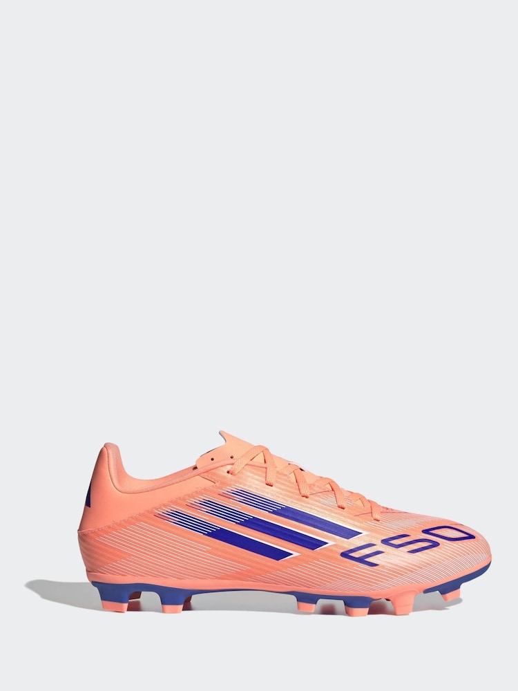 adidas Orange Adult F50 Club Firm/Multi Ground Boots - Image 1 of 10