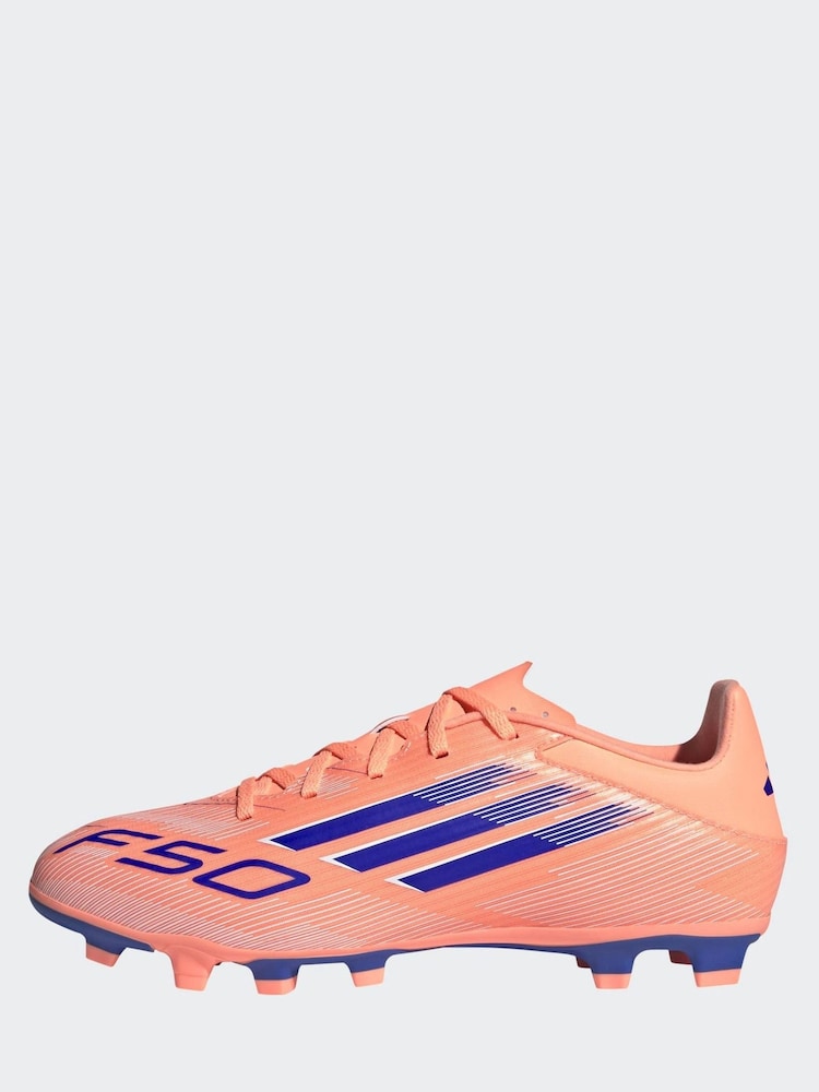 adidas Orange Adult F50 Club Firm/Multi Ground Boots - Image 2 of 10