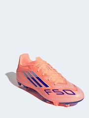 adidas Orange Adult F50 Club Firm/Multi Ground Boots - Image 5 of 10