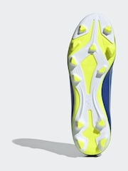 adidas Blue/Yellow Adult F50 Messi Club Firm Ground Boots - Image 3 of 11