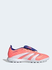 adidas Coral/White Adult Predator League Fold-Over Tongue Turf Boots - Image 1 of 9