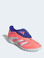 adidas Coral/White Adult Predator League Fold-Over Tongue Turf Boots - Image 3 of 9