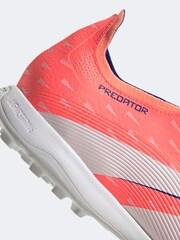 adidas Coral/White Adult Predator League Fold-Over Tongue Turf Boots - Image 8 of 9