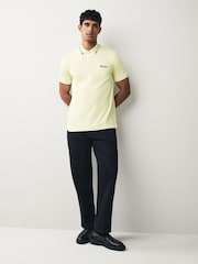 BOSS Green/Lime Paddy Pro Tipped Collar Polo Shirt - Image 2 of 5