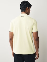 BOSS Green/Lime Paddy Pro Tipped Collar Polo Shirt - Image 3 of 5