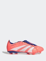 adidas Coral/White Adult Predator League Fold-Over Tongue Firm/Multi Ground Boots - Image 1 of 10