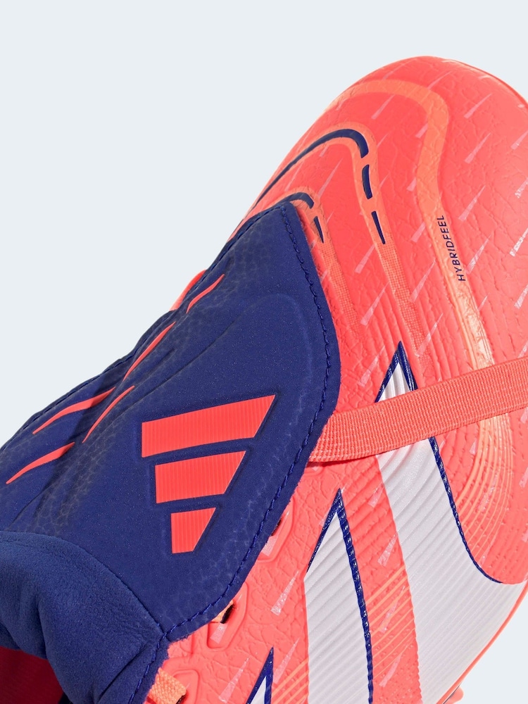 adidas Coral/White Adult Predator League Fold-Over Tongue Firm/Multi Ground Boots - Image 10 of 10