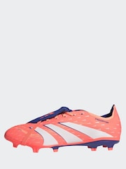 adidas Coral/White Adult Predator League Fold-Over Tongue Firm/Multi Ground Boots - Image 3 of 10