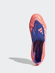 adidas Coral/White Adult Predator League Fold-Over Tongue Firm/Multi Ground Boots - Image 7 of 10