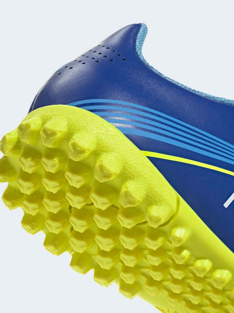 adidas Blue/Yellow Kids F50 Messi Club Turf Boots - Image 11 of 11