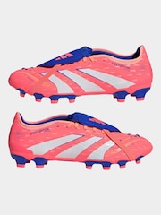 adidas Coral/White Adult Predator Pro Fold-Over Tongue Multi Ground Boots - Image 7 of 9