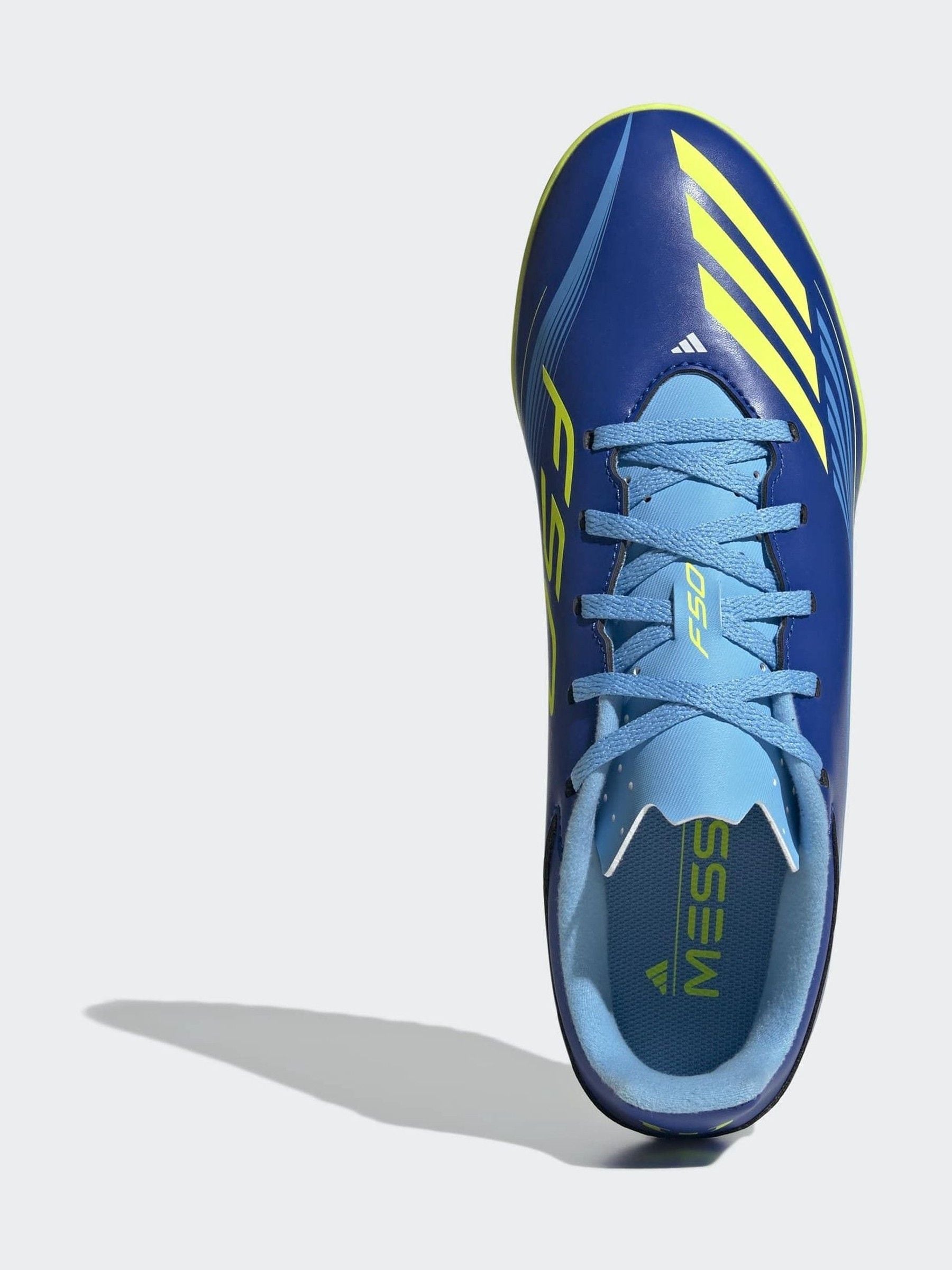 Buy adidas Blue/Yellow Adult F50 Messi Club Turf Boots from Next USA