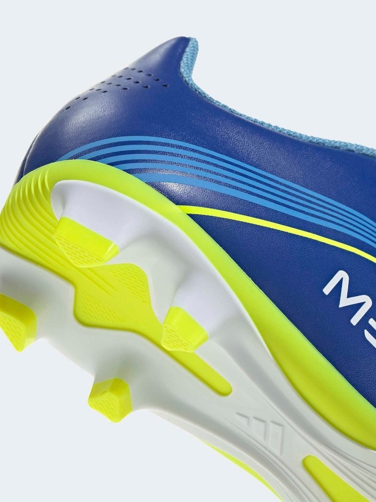 adidas Blue/Yellow Kids F50 Messi Club Firm/Multi Ground Boots - Image 10 of 10