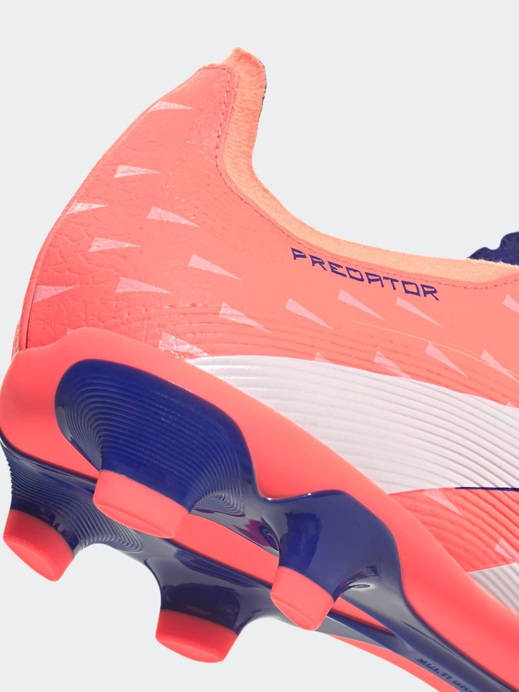 adidas Coral/White Adult Predator League Multi Ground Boots - Image 10 of 10