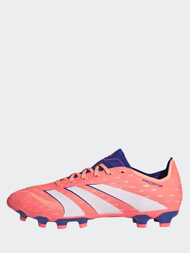 adidas Coral/White Adult Predator League Multi Ground Boots - Image 2 of 10