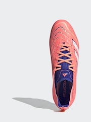 adidas Coral/White Adult Predator League Multi Ground Boots - Image 7 of 10