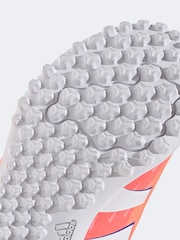 adidas Coral/White Kids Predator Club Turf Boots - Image 10 of 10