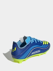 adidas Blue/Yellow Kids F50 Messi League Firm/Multi Ground Boots - Image 4 of 19