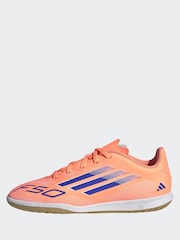 adidas Orange Kids F50 Club Indoor Boots - Image 2 of 10