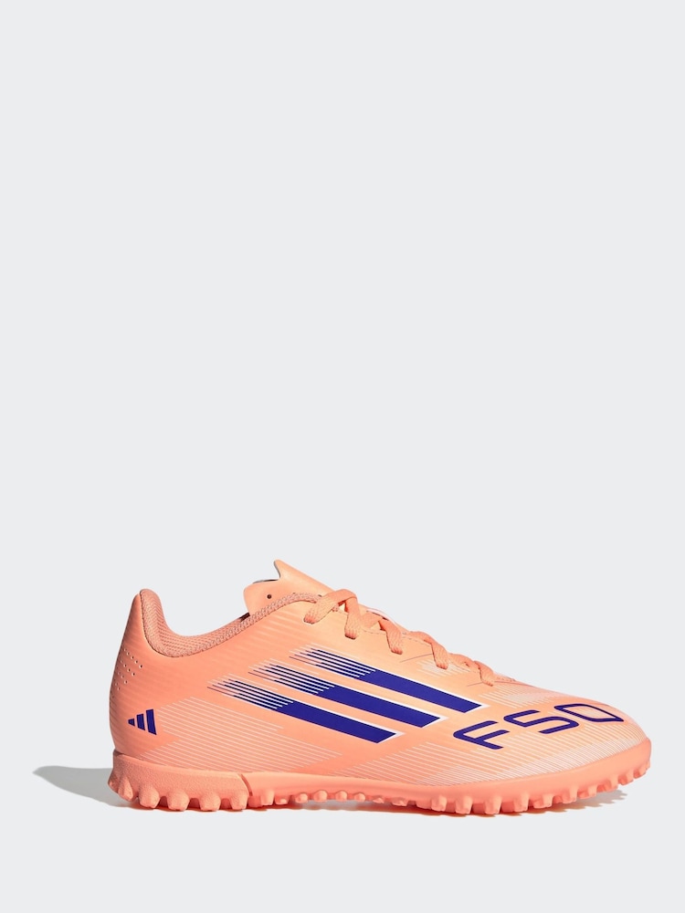 adidas Orange Kids F50 Club Turf Boots - Image 1 of 10 adidas Orange Kids F50 Club Turf Boots - Image 1 of 10