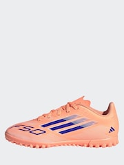 adidas Orange Kids F50 Club Turf Boots - Image 2 of 10