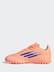 adidas Orange Kids F50 Club Turf Boots - Image 3 of 10