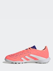 adidas Coral/White Kids Predator League Turf Boots - Image 3 of 10