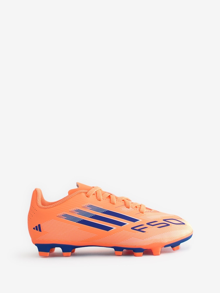 adidas Orange Kids F50 Club Firm/Multi-Ground Boots - Image 1 of 1 adidas Orange Kids F50 Club Firm/Multi-Ground Boots - Image 1 of 1
