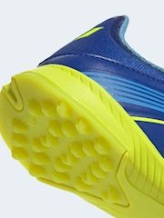 adidas Blue/Yellow Kids F50 Messi League Turf Boots - Image 8 of 9