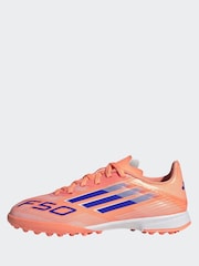 adidas Orange Kids F50 League Turf Boots - Image 2 of 10