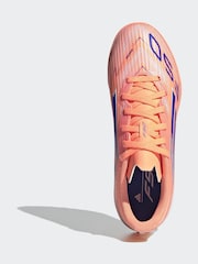 adidas Orange Kids F50 League Turf Boots - Image 7 of 10