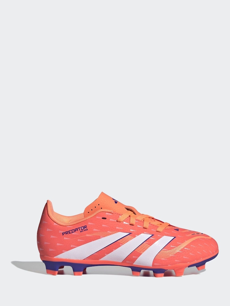 adidas Coral/White Kids Predator Club Firm/Multi-Ground Boots - Image 1 of 10 adidas Coral/White Kids Predator Club Firm/Multi-Ground Boots - Image 1 of 10